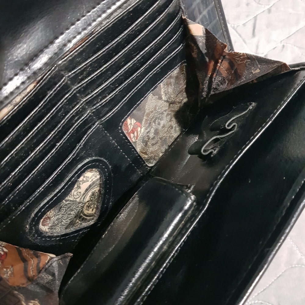 Black Structured Shoulder Bag - image 6